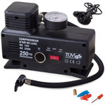 Automobilinis kompresorinis siurblys 230v 12v 250 psi