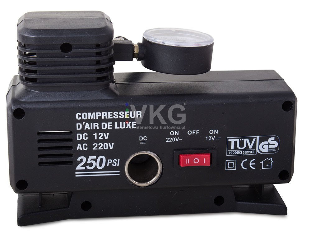 Automobilinis kompresorinis siurblys 230v 12v 250 psi
