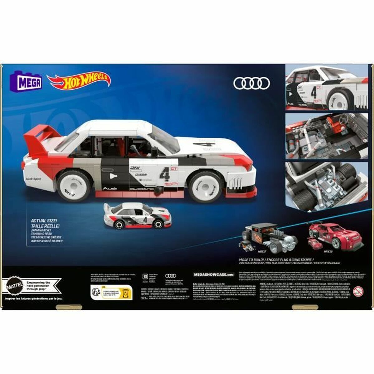 Statybos rinkinys Megablocks HOT WHEELS COLLECTOR AUDI