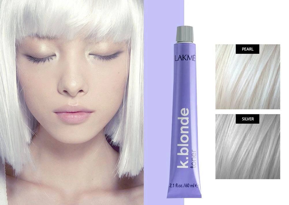 Lakme K.Blonde Silver Permanent Color toneris 60 ml