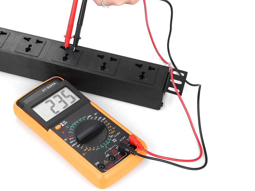 Skaitmeninis multimetras srovės matuoklis dt9205a lcd cyfra