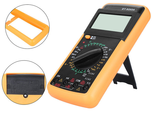 Skaitmeninis multimetras srovės matuoklis dt9205a lcd cyfra