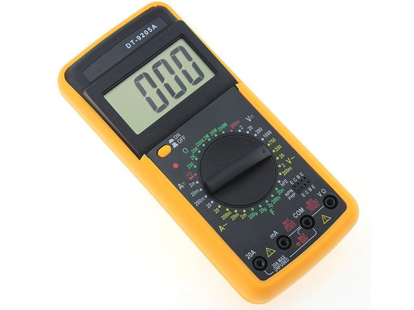Skaitmeninis multimetras srovės matuoklis dt9205a lcd cyfra