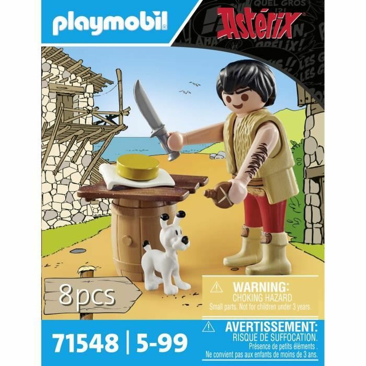 Statulėlė Playmobil Asterix 71548 8 Dalys