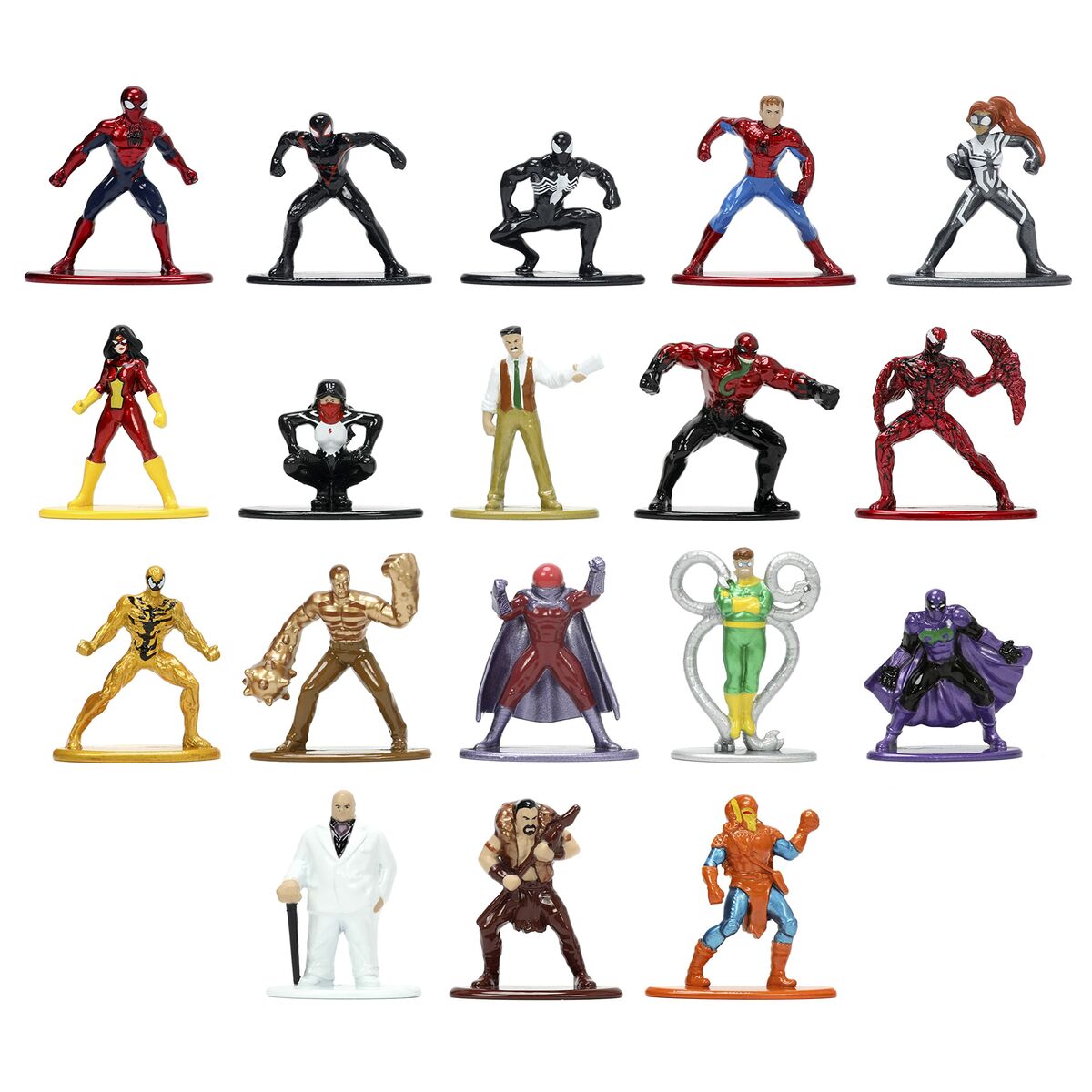 Figūrų rinkinys Spider-Man 4 cm 18 Dalys