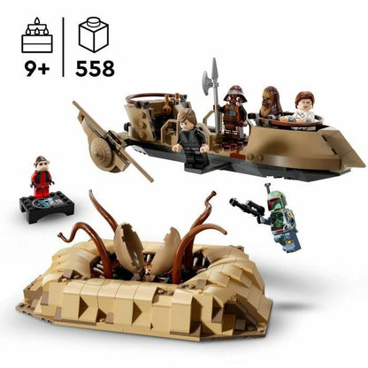 Statybos rinkinys Lego 75396 Desert Skiff & Sarlacc Pit Spalvotas 558 Dalys