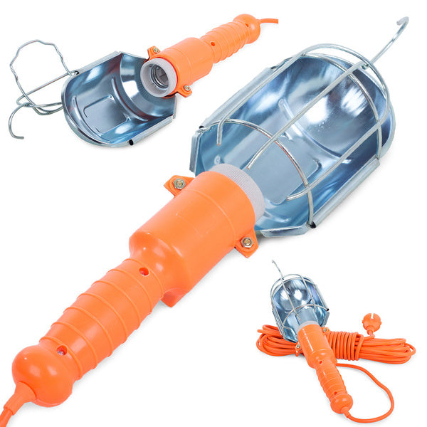 Dirbtuvių lempa su kabliu 8 m garažo lempa 230v 60w