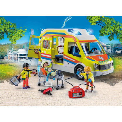 Playset Playmobil 71202 City Life Ambulance 67 Dalys