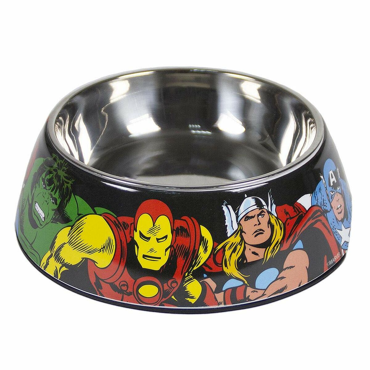 Šunų maisto indas Marvel Melaminas 180 ml Raudona Metalinis