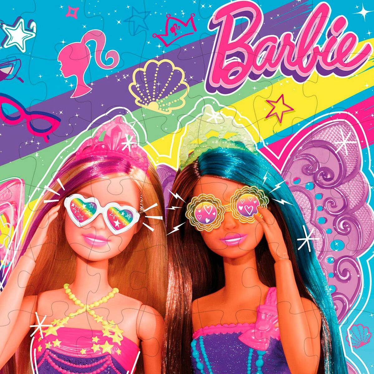 Dėlionė Barbie MaxiFloor 60 Dalys 70 x 1,5 x 50 cm