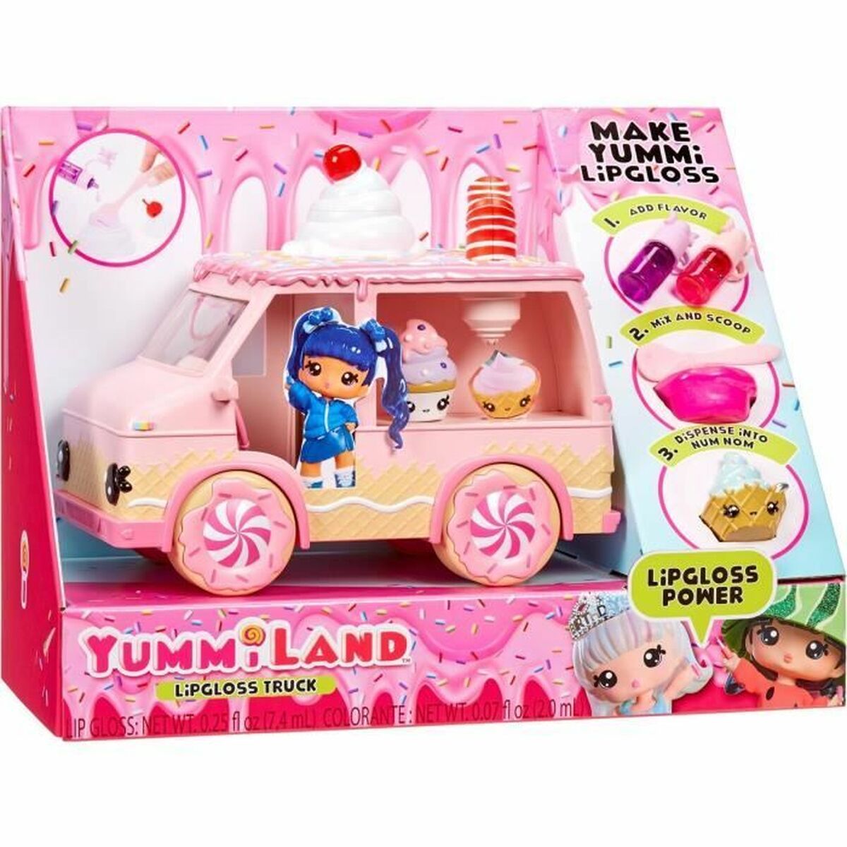 Lėlė kūdikis su priedais LOL Surprise! Yummiland Gloss Truck