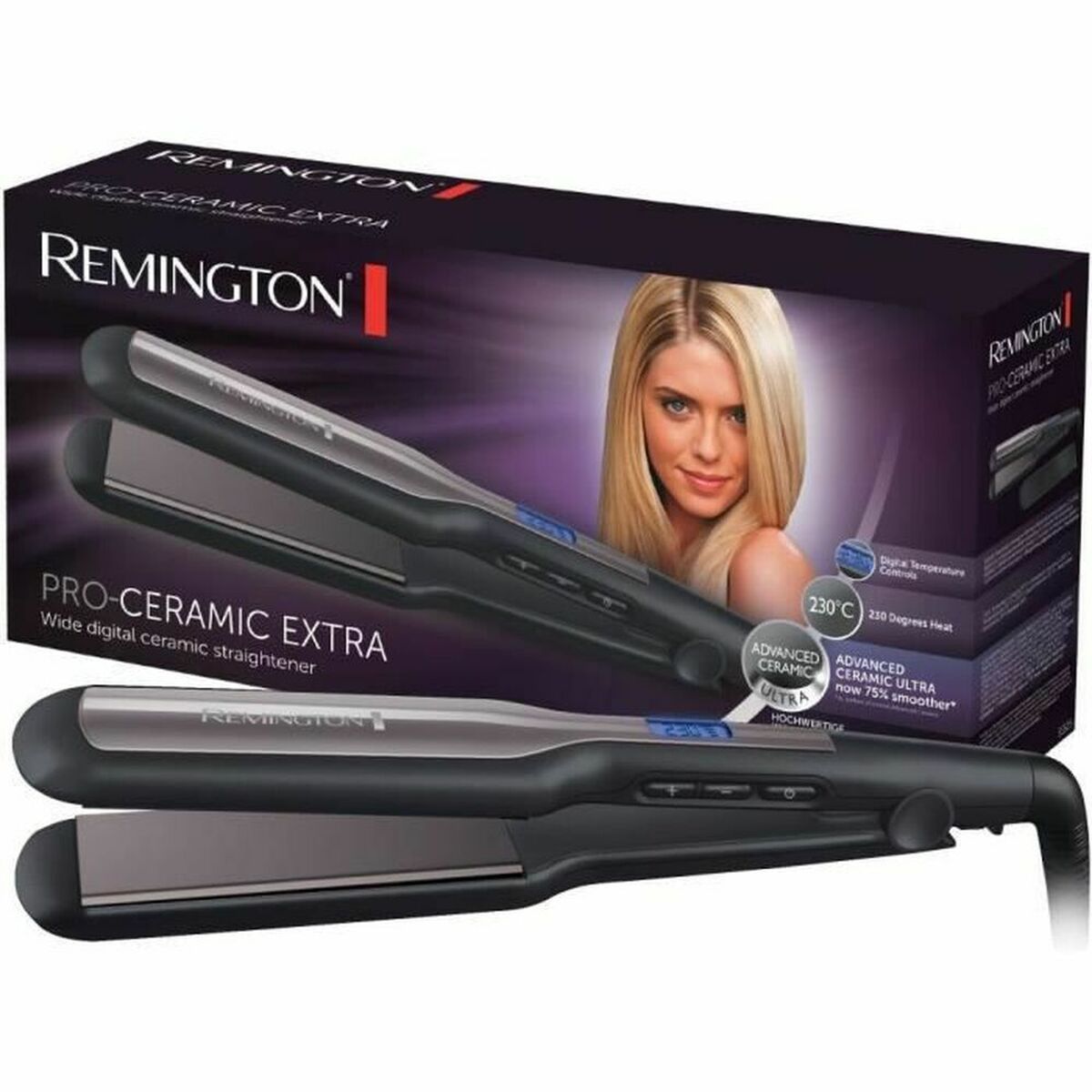 Plaukų tiesintuvas Remington S5525 Juoda