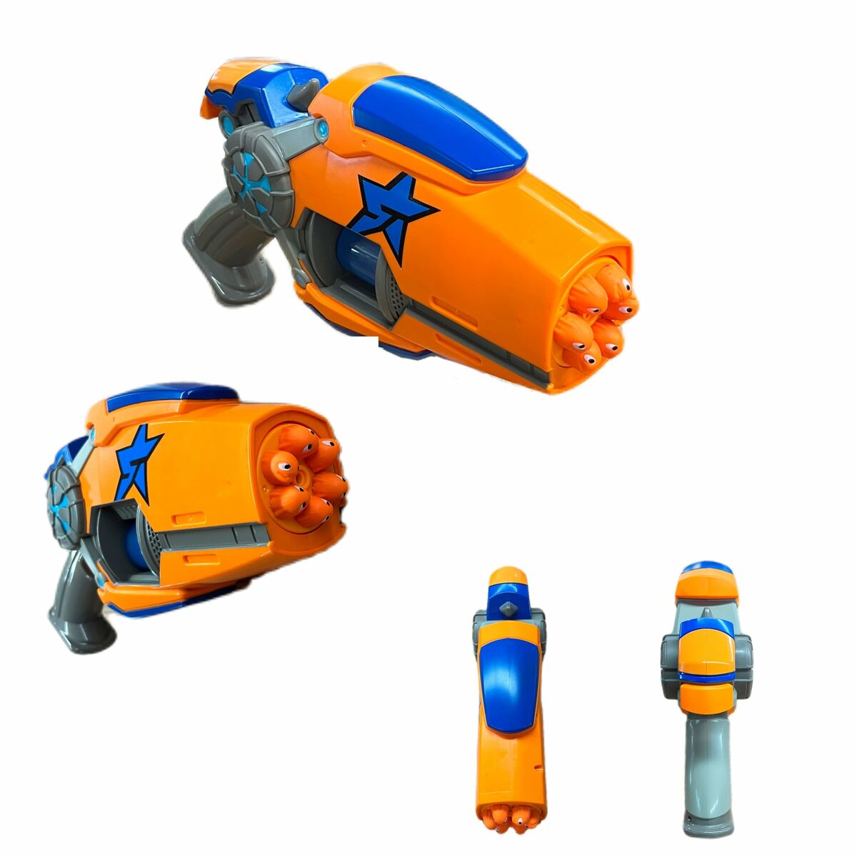 Minkštų strėlyčių šautuvas Bizak Slugterra Eli'S Megamorph Blaster Oranžinė