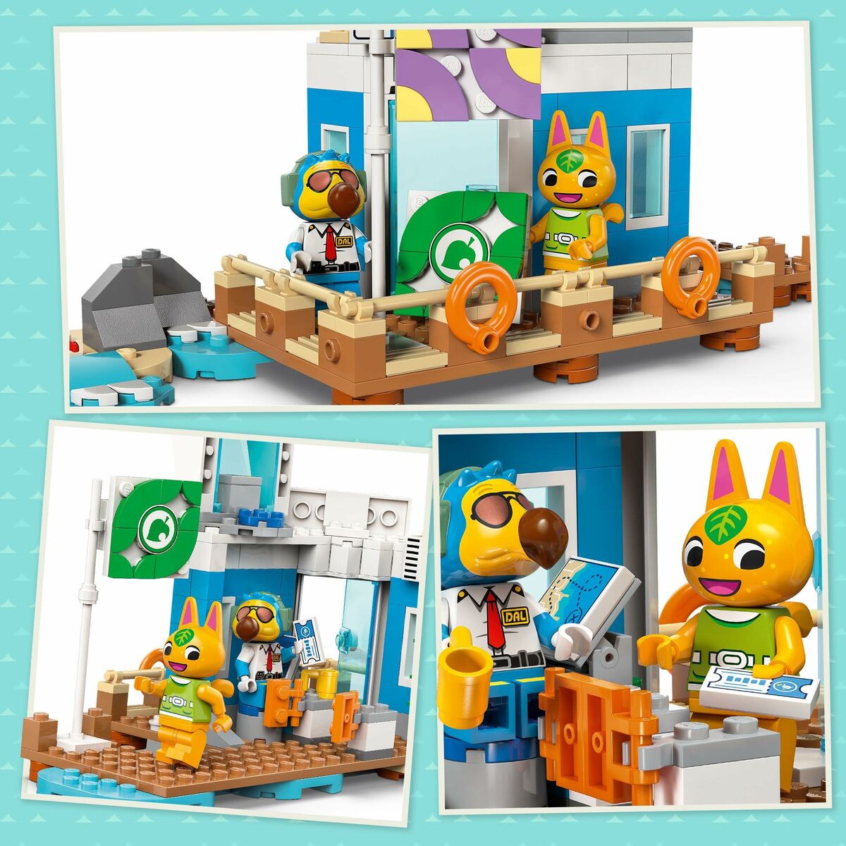 Statybos rinkinys Lego Animal Crossing 77051 Dodo Airlines Air Travel Spalvotas