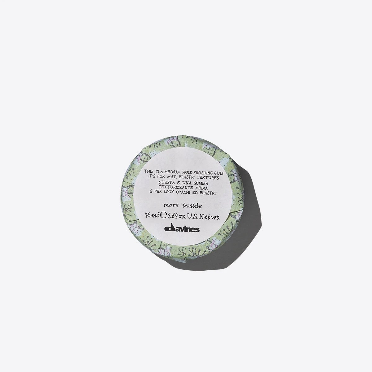 Davines More Inside Medium Hold Finishing Gum plaukų formavimo priemonė 75ml