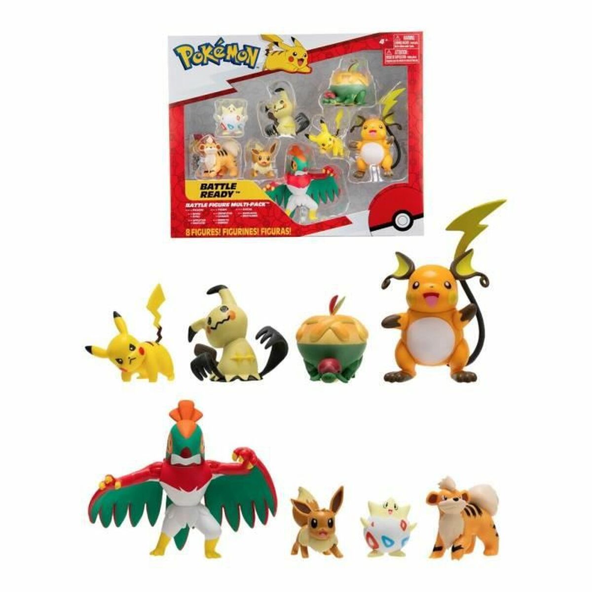 Veiklos rodikliai Bandai Pokémon Rinkinys 8 Dalys