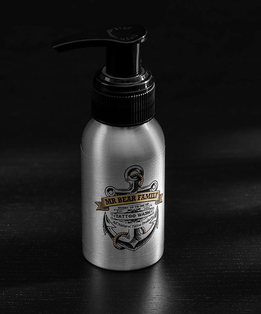 „Mr Bear Family“ tatuiruočių prausiklis 50 ml