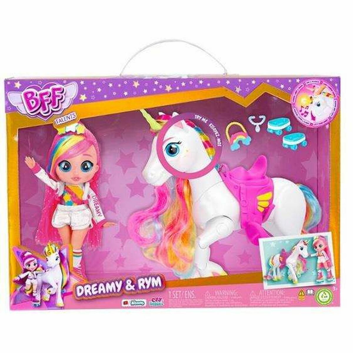 Kūdikio lėlė IMC Toys Dreamy & Rym