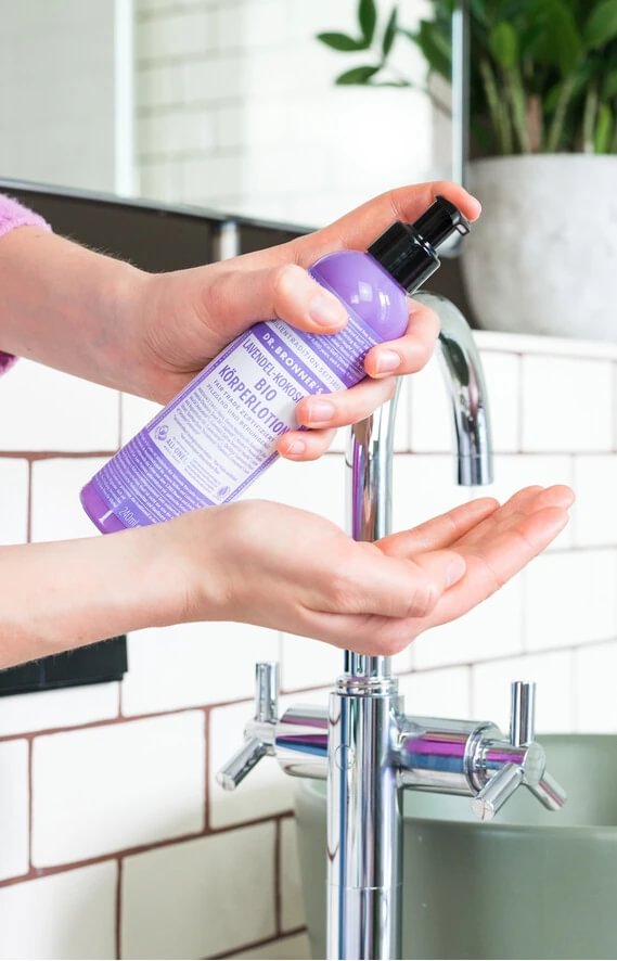 Dr. Bronner's Organic Lavender-Coconut kūno losjonas 240 ml