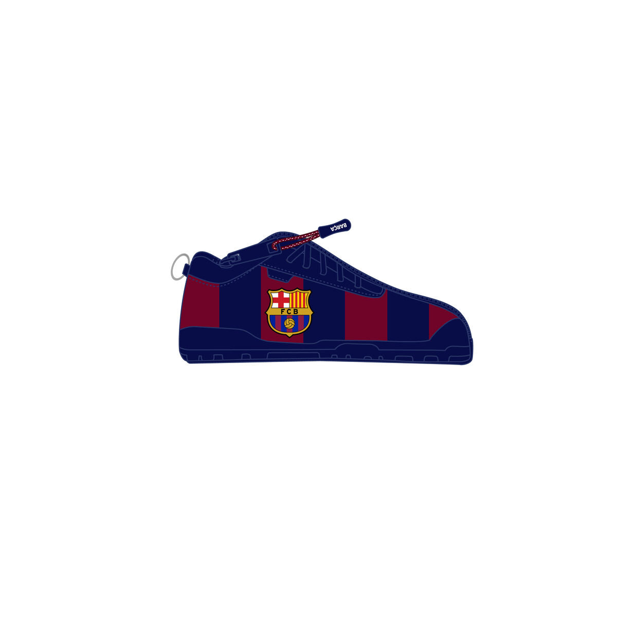 Mokyklinis dėklas F.C. Barcelona Kaštoninė Tamsiai mėlyna 24 x 10 x 2 cm