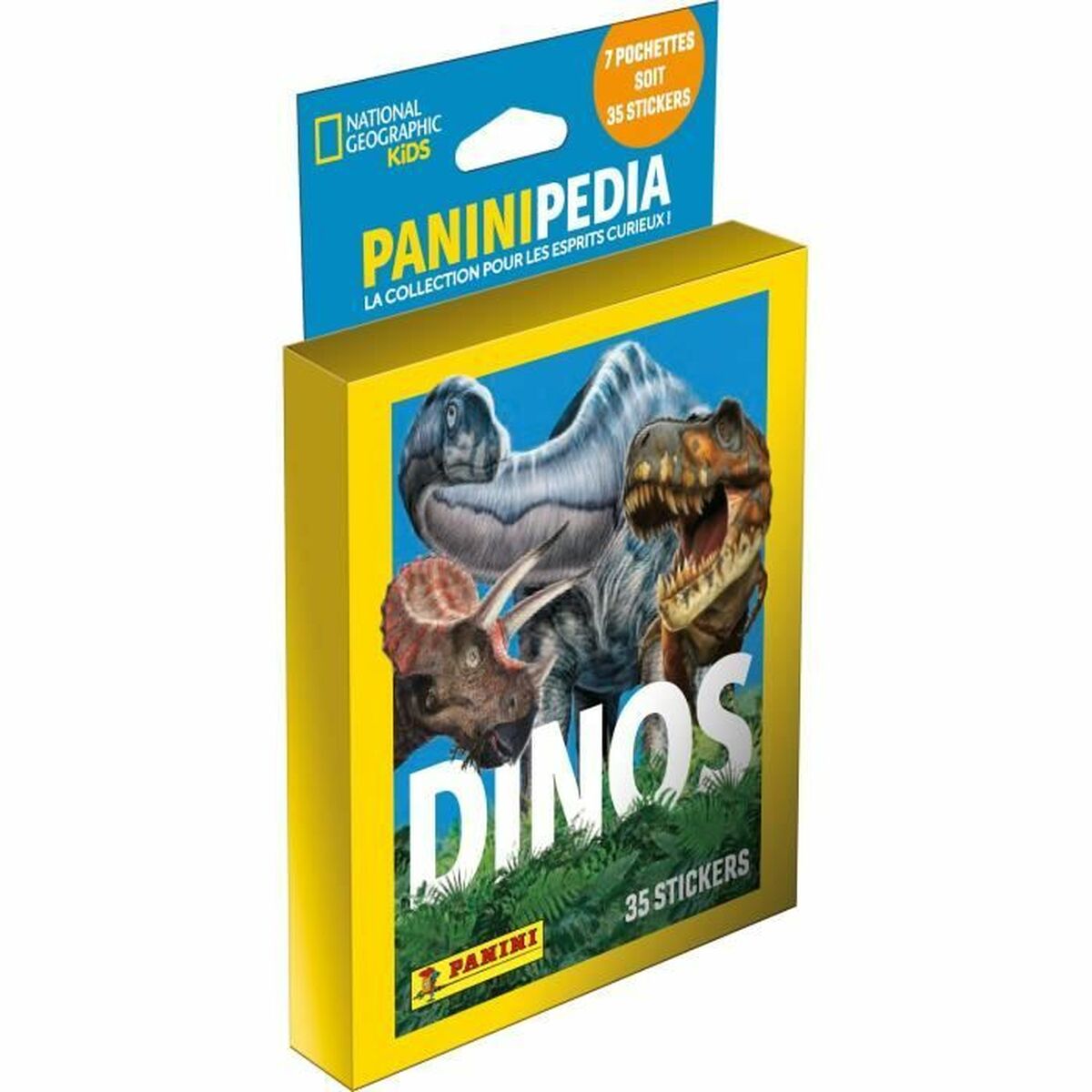 Lipdukų pakuotė Panini National Geographic - Dinos (FR) 7 Vokai