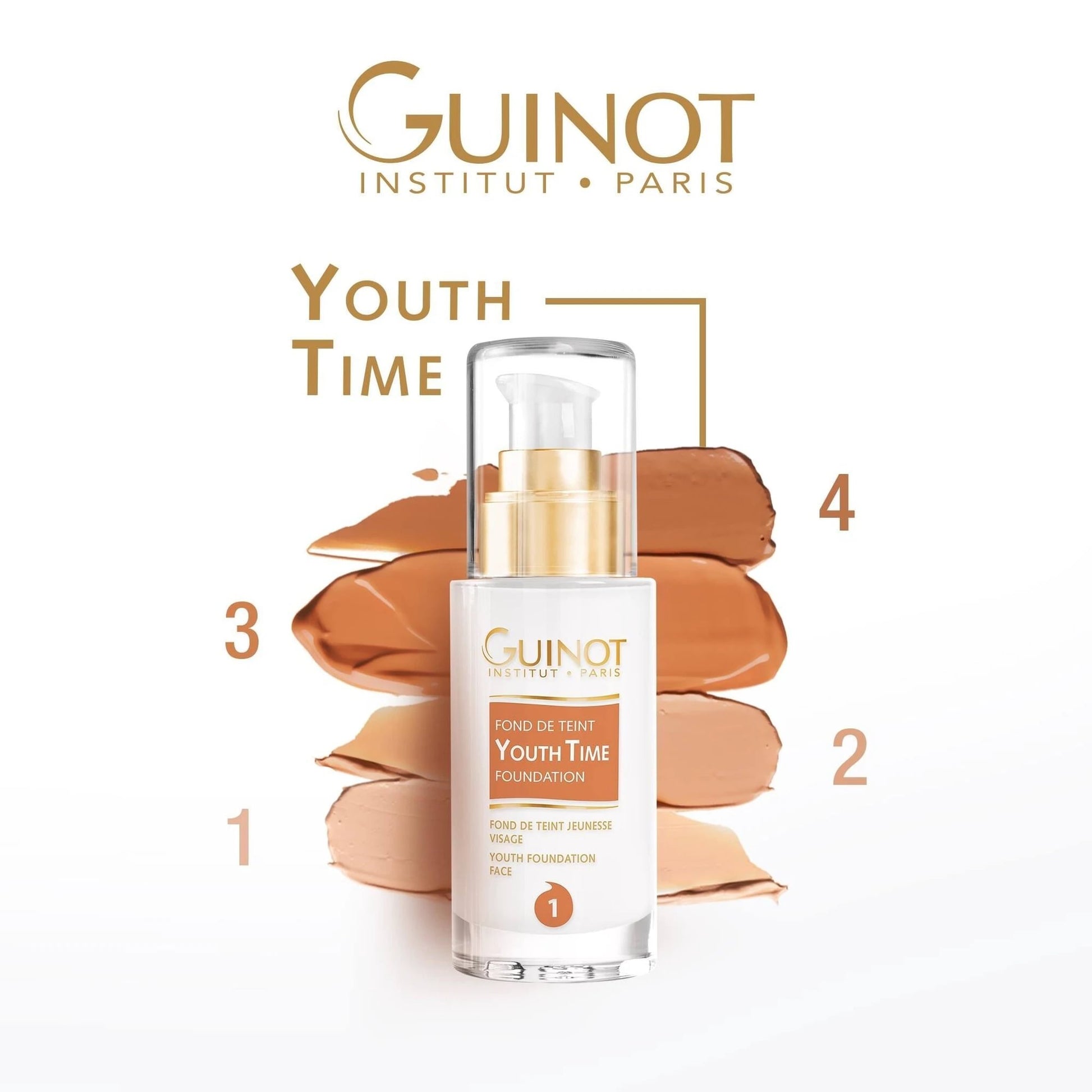 Guinot Youth Time Foundation No1 makiažo pagrindas 30 ml