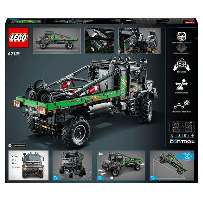 Statybos rinkinys Lego 42129 Technic Mercedes-Benz Zetros 4x4 rouge noir