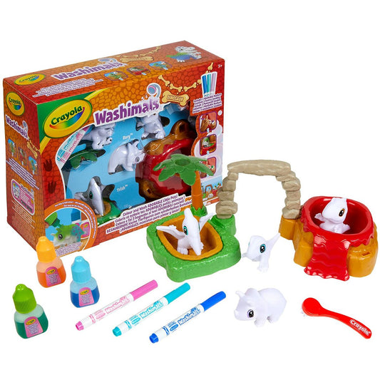 Playset Washimals Dinos Set Jurásico Crayola Washimals Dinosaurs Amatų žaidimas