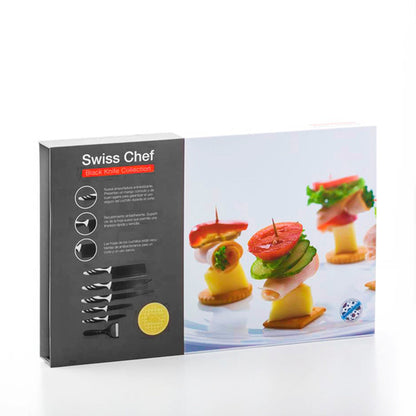 Stalo peilis Bravissima Kitchen Cuchillos Swiss Chef 6 Piezas Nerūdijantis plienas