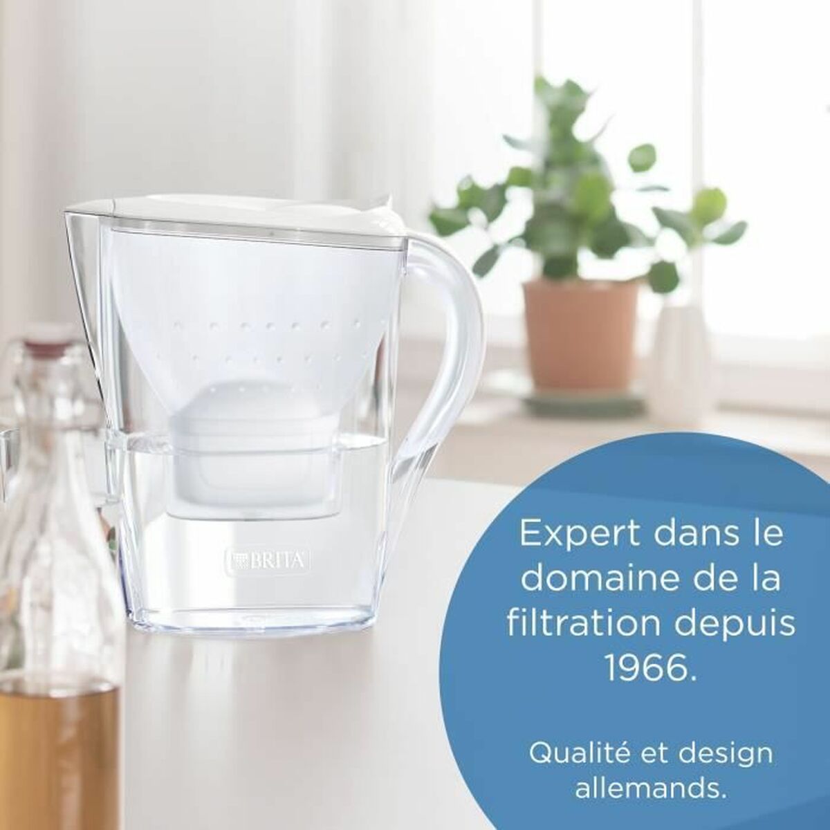 Puodelis-filtras Brita Carafe Marella Grafito Plastmasinis 2,4 L