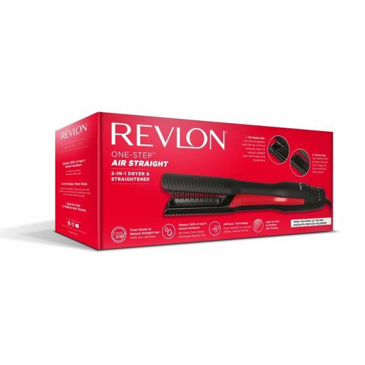 Plaukų tiesintuvas Revlon RVDR5330 Juoda 1000 W