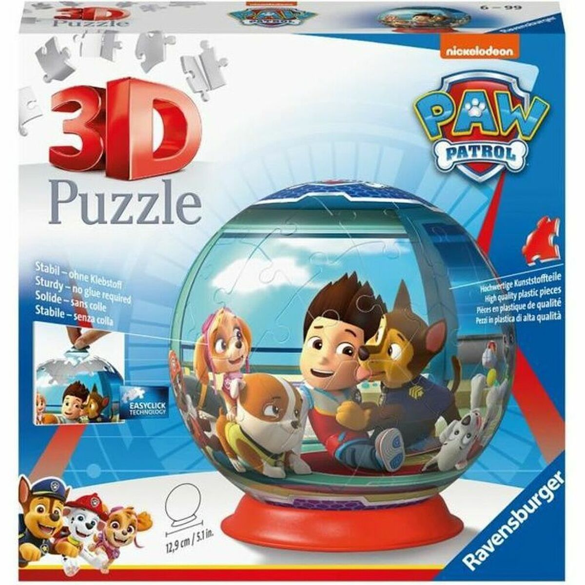 3D Puzlė Ravensburger Paw Patrol 72 Dalys