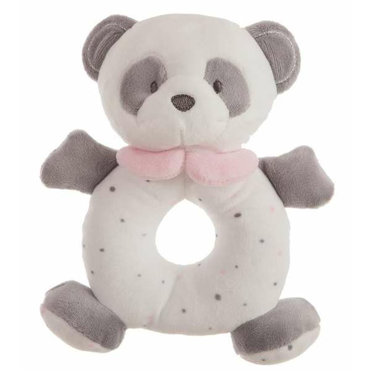 Pliušinis barškutis Panda Rožinė 20 cm