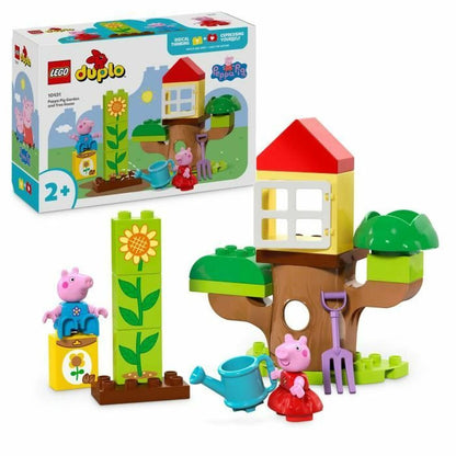 Statybos rinkinys Lego Peppa Pig's Garden and Treehouse Spalvotas