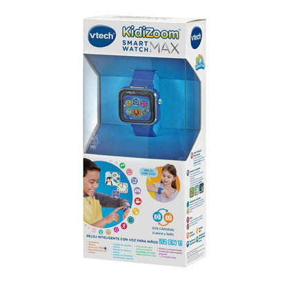 Laikrodis kūdikiams Vtech Kidizoom Smartwatch Max 256 MB Interaktyvas Mėlyna