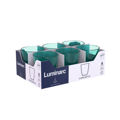 Stiklas Luminarc Concepto Pepite Žalia stiklas 310 ml 24 vnt.