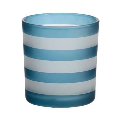 Yankee Candle Coastal Stripe Votive Dark Blue Holder