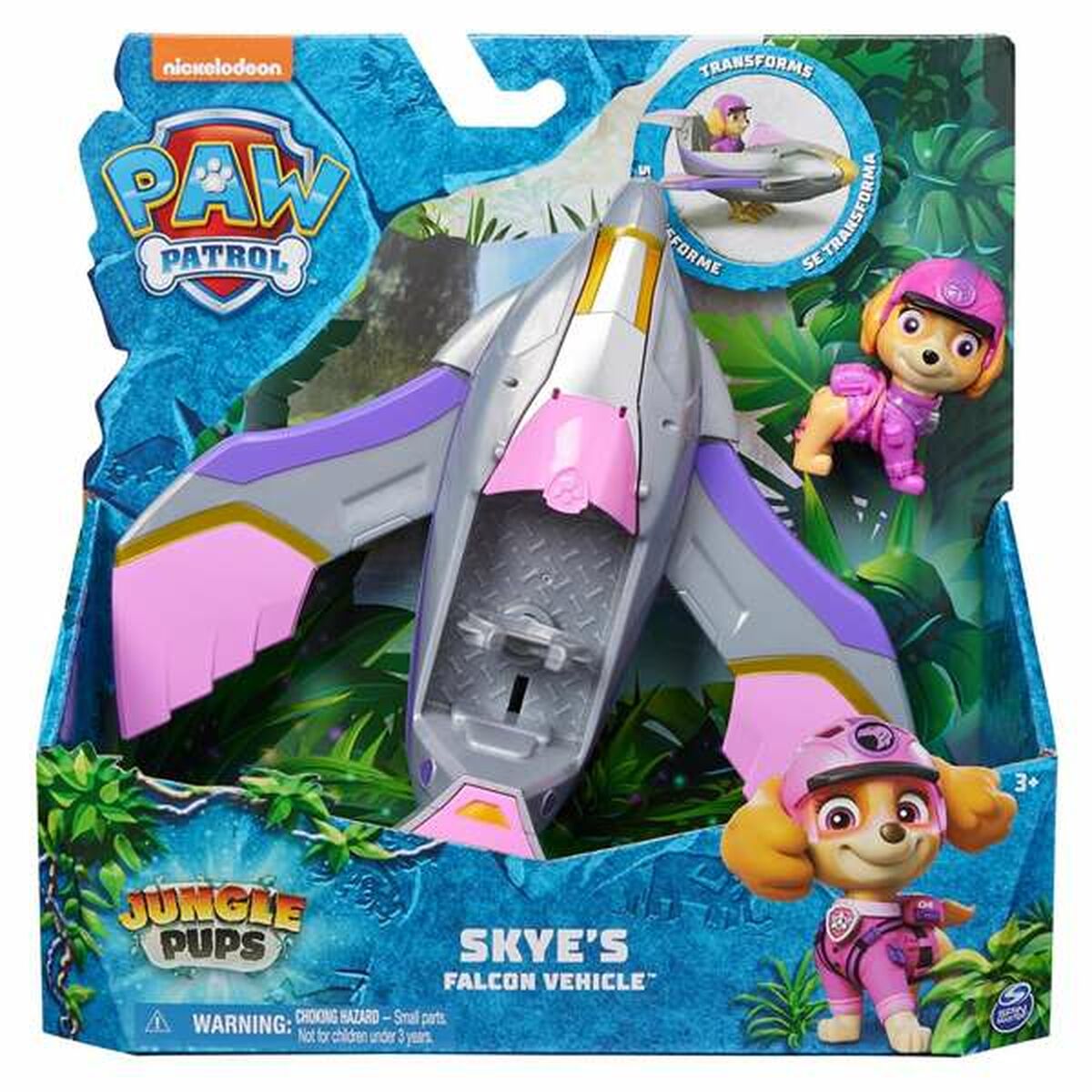 Žaislinė mašinėlė The Paw Patrol Jungle Spalvotas Juoda / Mėlyna