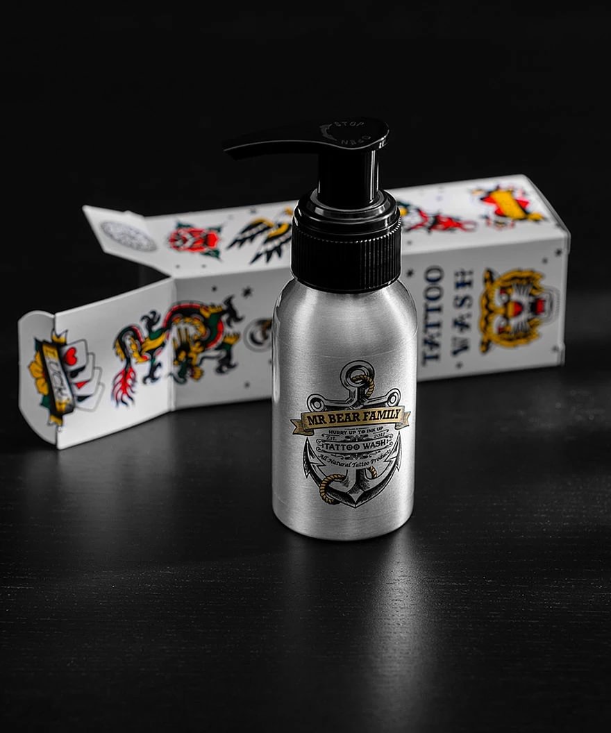 „Mr Bear Family“ tatuiruočių prausiklis 50 ml