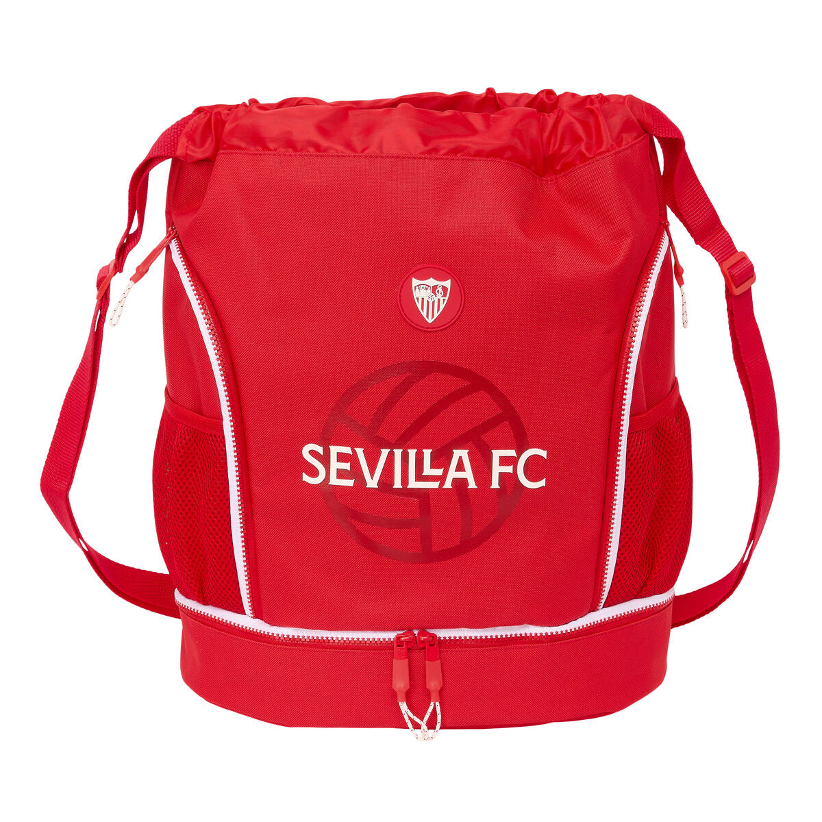 Kuprinė su virvutėmis Sevilla Fútbol Club Raudona 35 x 40 x 1 cm