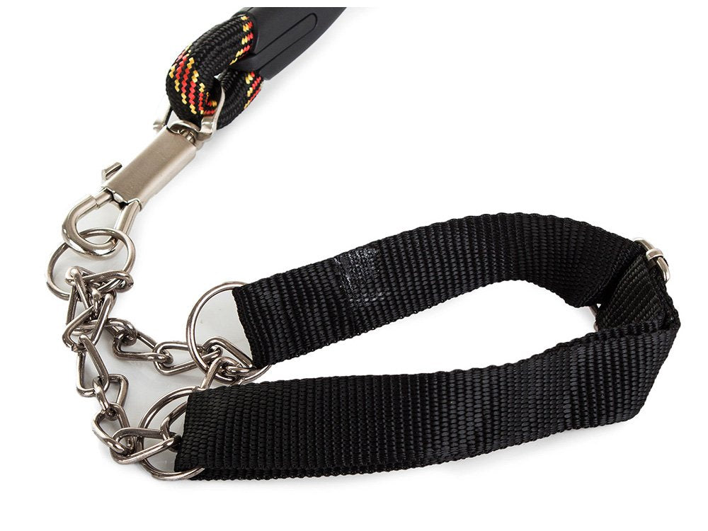 Dog lanyard 120cm/1.3cm stipri apykaklė