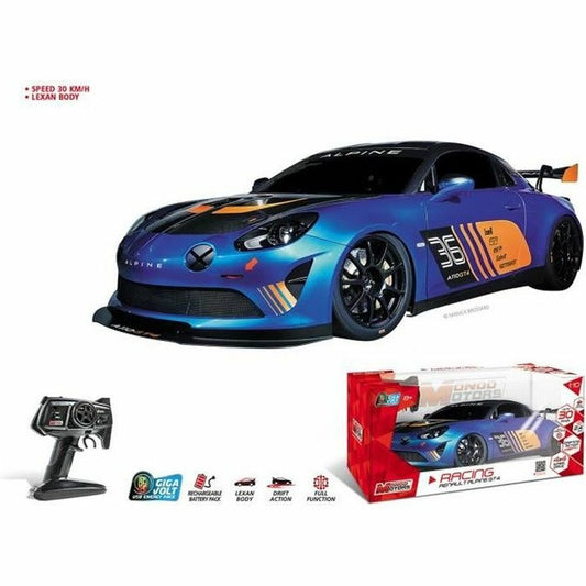 Nuotoliniu būdu valdomas automobilis Mondo Alpine A110 GT4 R / C 1:10 Turkis