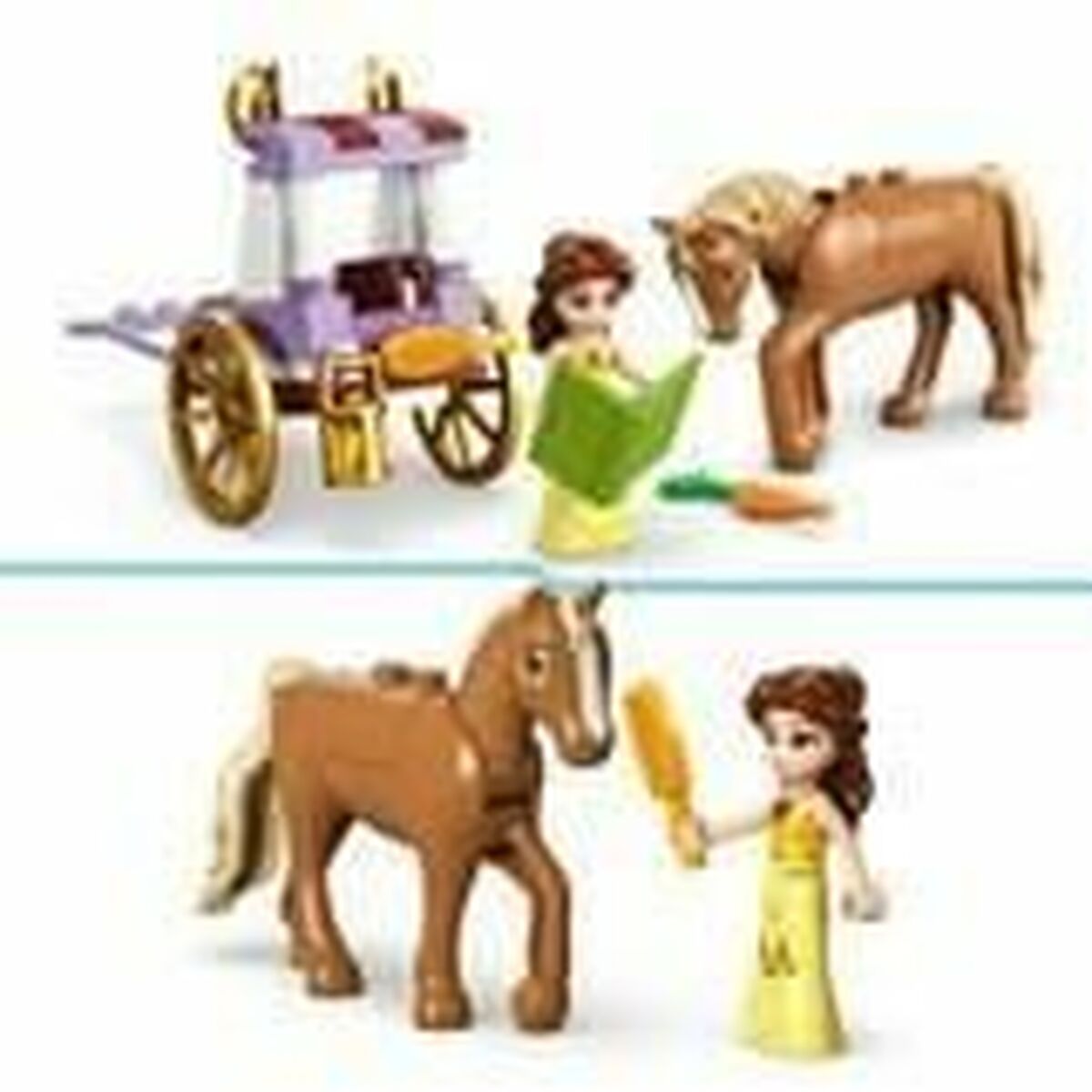 Statybos rinkinys Lego 43233 Bella's Fairy Tale Rickshaw Balta Spalvotas