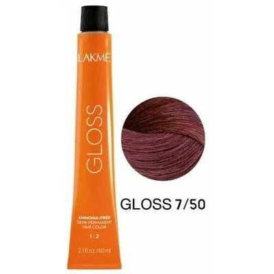 Lakme Gloss 7/50 ilgalaikiai plaukų dažai 60 ml