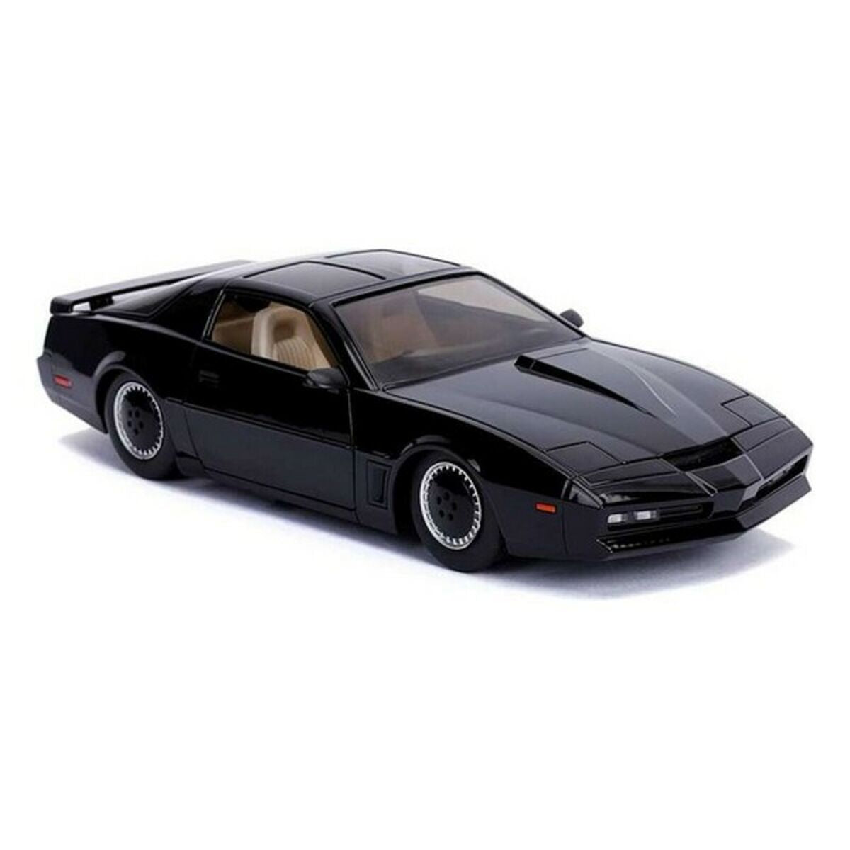 Automobilis Hollywood Rides Simba Kitt Knight Rider 1:24 Juoda