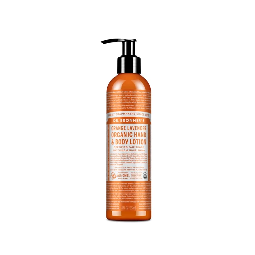 Dr. Bronner's Organic Orange-Lavender kūno losjonas 240 ml