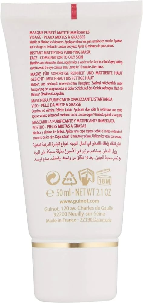 Guinot Pure Balance valomoji kaukė 50 ml