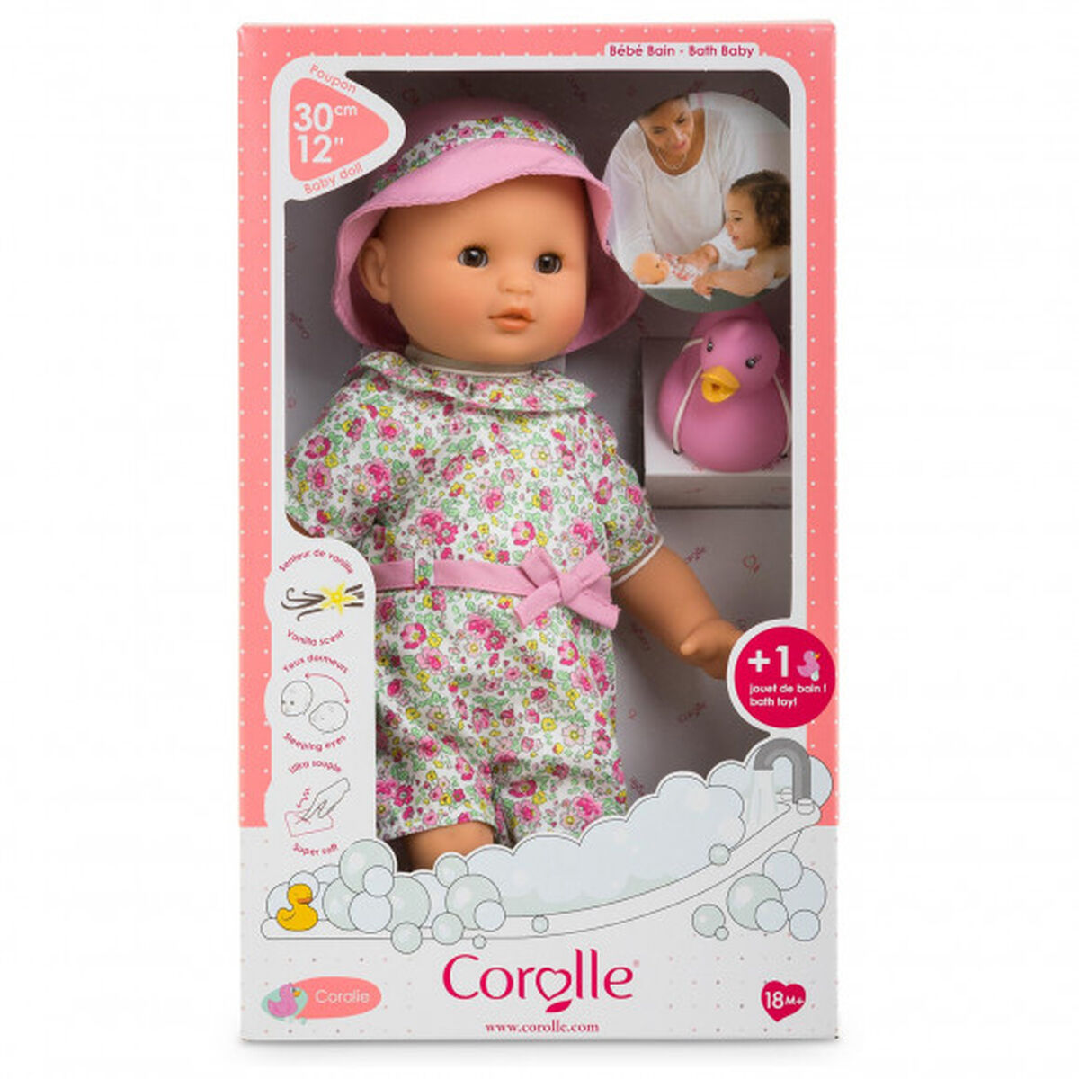 Kūdikių lėlė Corolle Bébé Bath Coralie 30 cm