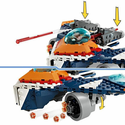 Statybos rinkinys Lego 76278 Marvel: Rocket vs. Ronan's Spaceship Spalvotas 290 Dalys