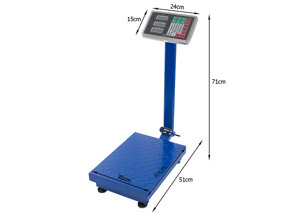 Elektroniniai sklaidos svarstyklės 100 kg lcd